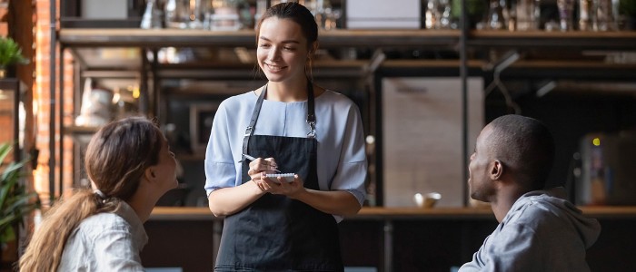 Stellenanzeige in der Gastronomie: eine Vorlage