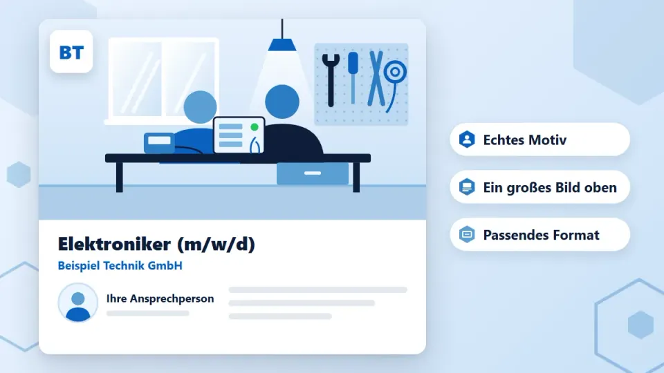 Bilder in Stellenanzeigen: Motive, Bildmaße und Bildrechte für Arbeitgeber auf einen Blick
