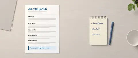 Stellenausschreibung Englisch: Das komplette Muster zum Kopieren