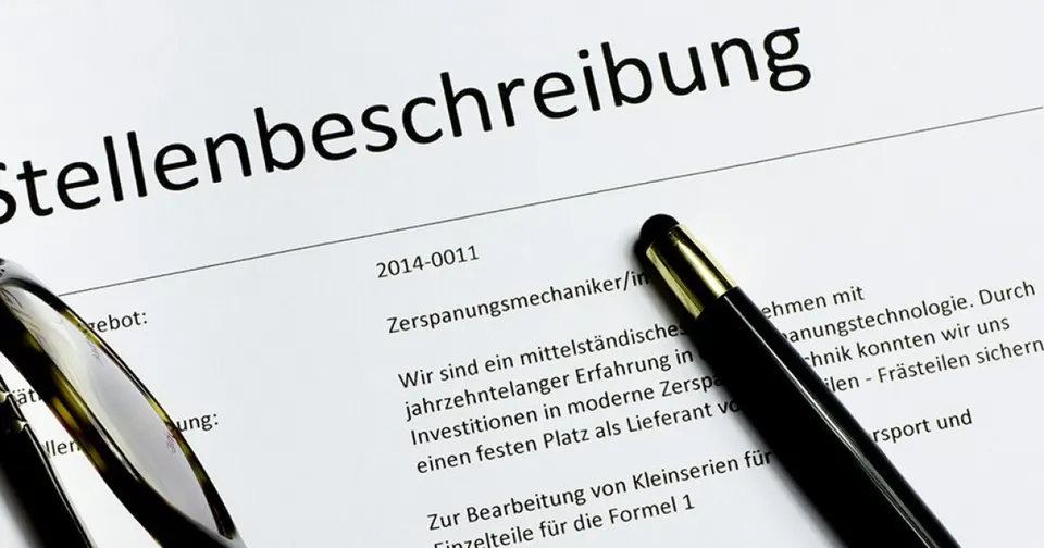 Stellenbeschreibung: Muster und Inhalte