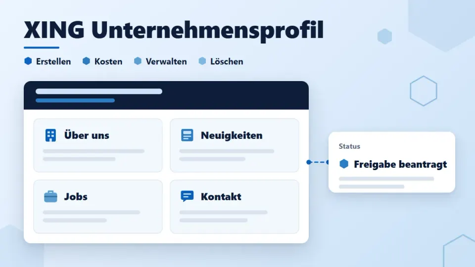 XING Unternehmensprofil erstellen: Anleitung, Kosten, Verwaltung und Löschen