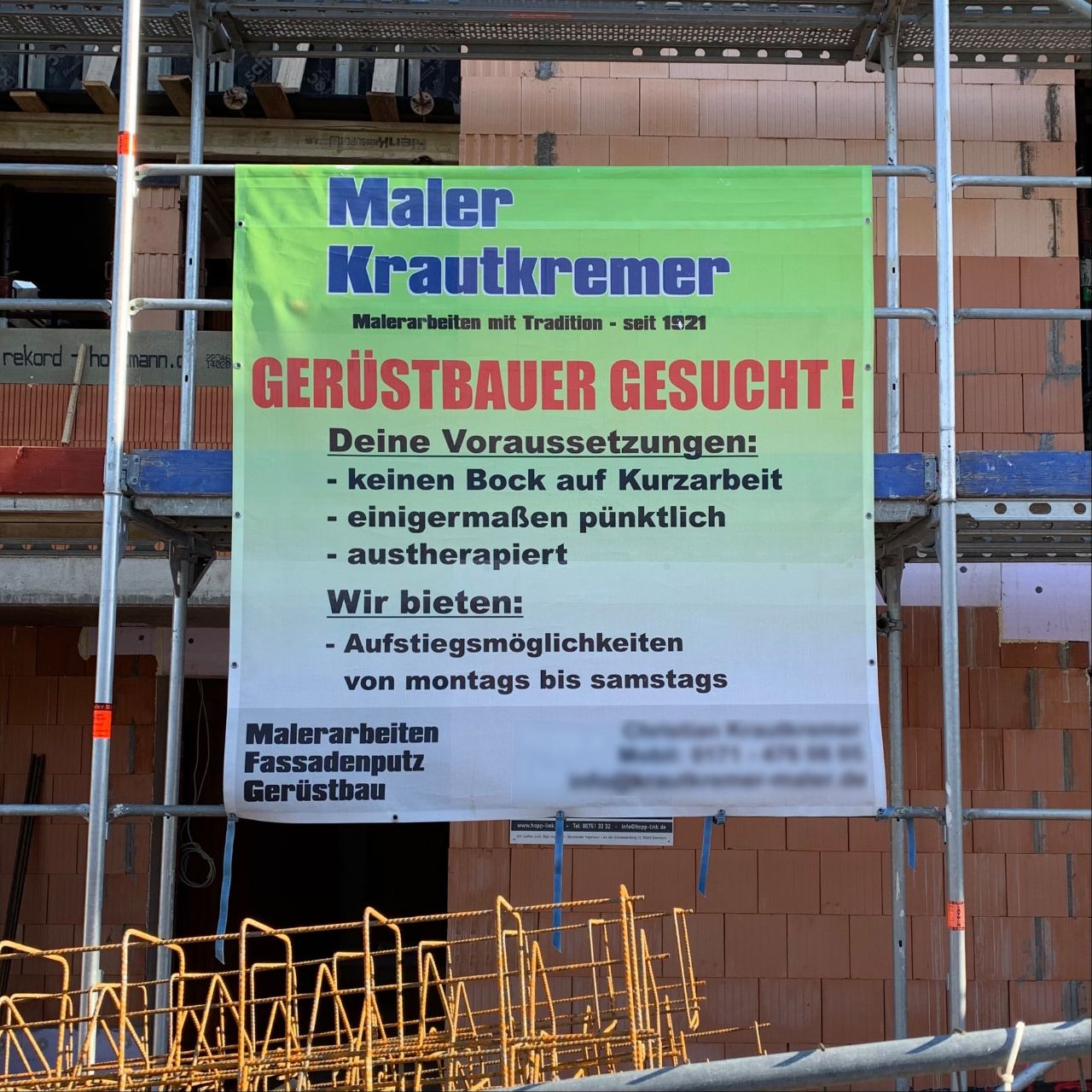 Witzige Stellenanzeige